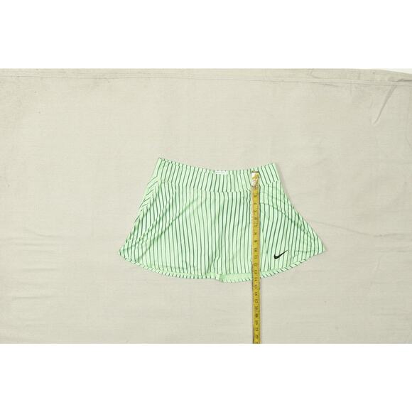 Nike Court Dri-FIT Victory XL Green Striped Tennis Skort Athletic Skirt Women's - Picture 3 of 8